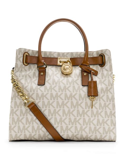 michael kors hamilton medium logo tote|Michael Kors Hamilton large satchel.